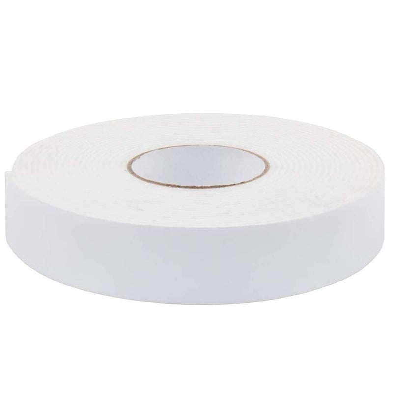 ToLanbbt Double Sided Foam Tape 2.36In x 33FT, Mounting Tape Heavy Duty, Strong Adhesive Weatherproof Seal Strips for DIY Craft Picture Poster, Car & Gap Filling Mountings, Home Office Decor (White) - Image 1